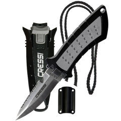 Cressi Lima Stainless Steel Tactical Dive Knife for Scuba Diving