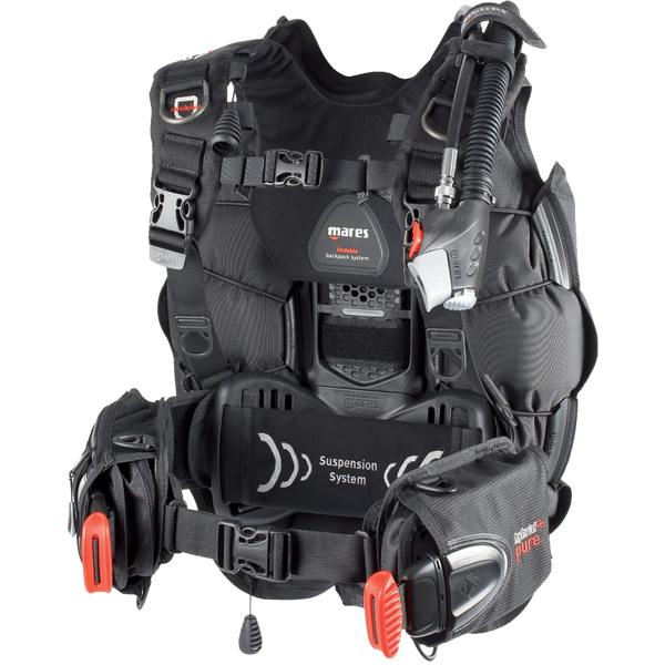 Mares Hybrid Pure BCD with MRS Plus Weight Pockets