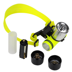 VicTsing 1800Lm Lumens CREE XM-L T6 3 Modes Super Bright Underwater Diving Headlamp Light